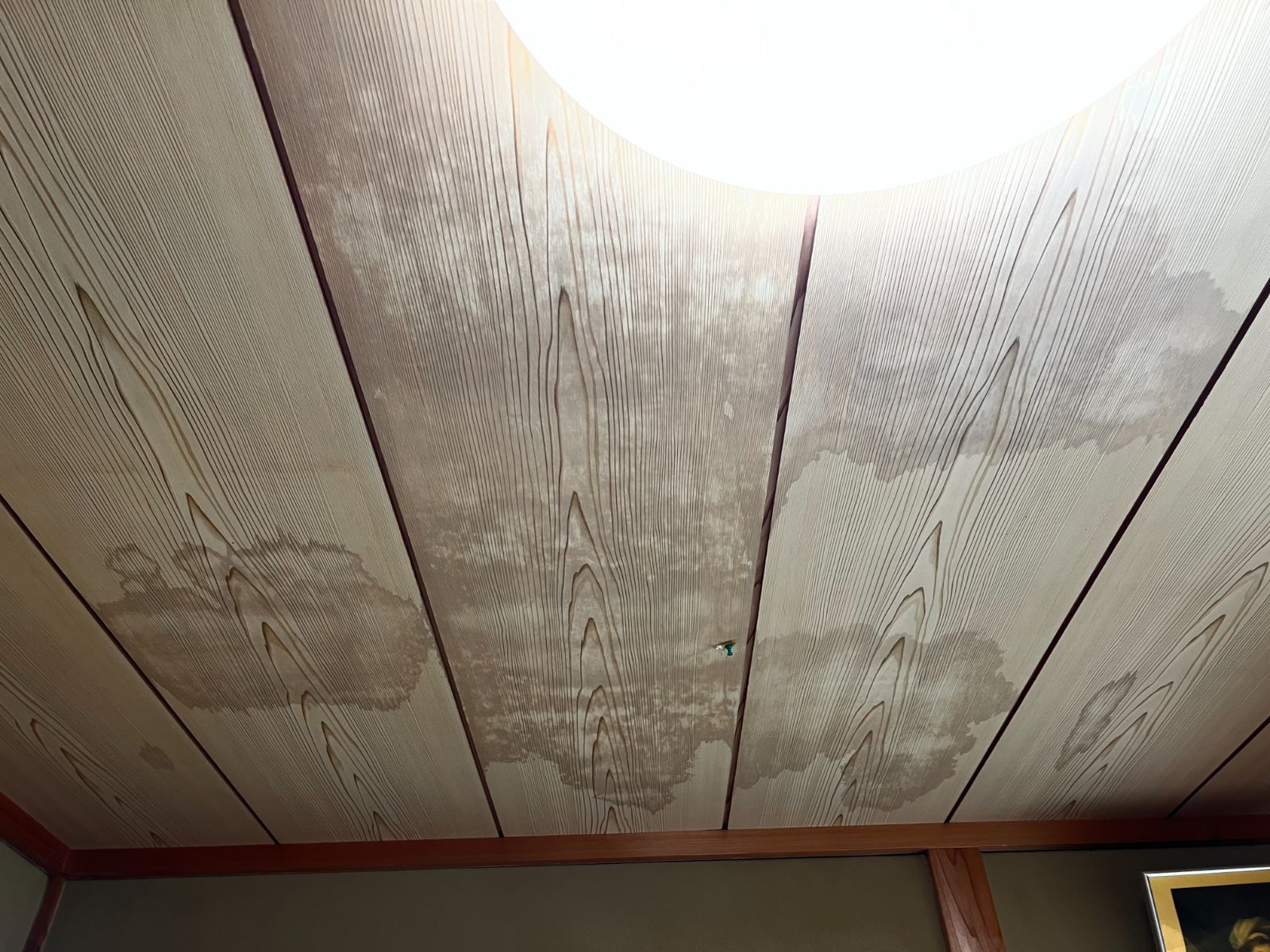 雨漏り天井の状態