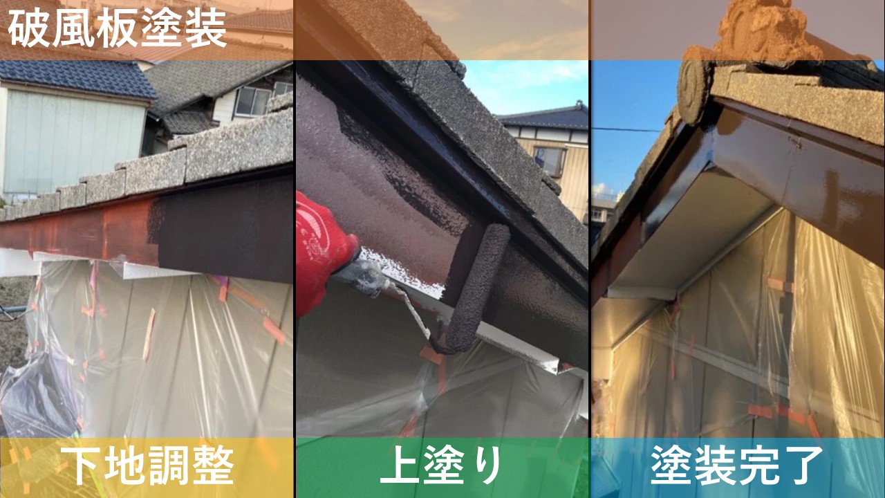 破風板塗装