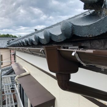 新潟市東区船江町 T様邸：雨樋工事（交換工事）