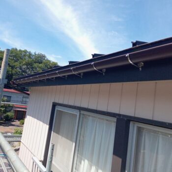 小千谷市千谷川 K様邸：雨樋部分交換・火災保険適用工事