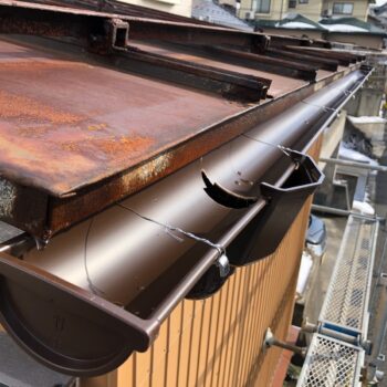 新潟市東区 A様邸：雨樋工事（交換工事）