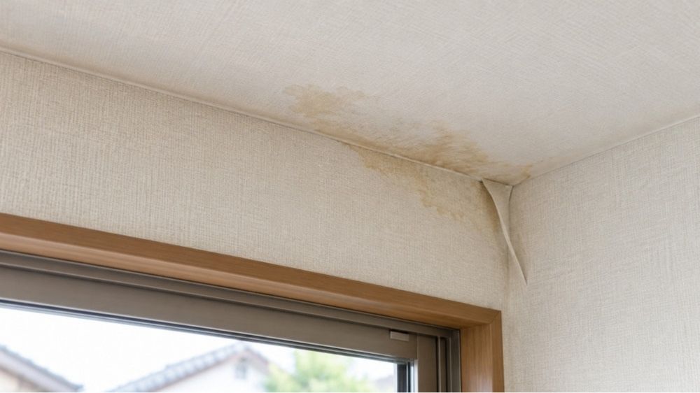 雨漏り診断は室内に現れた症状の記録から始める