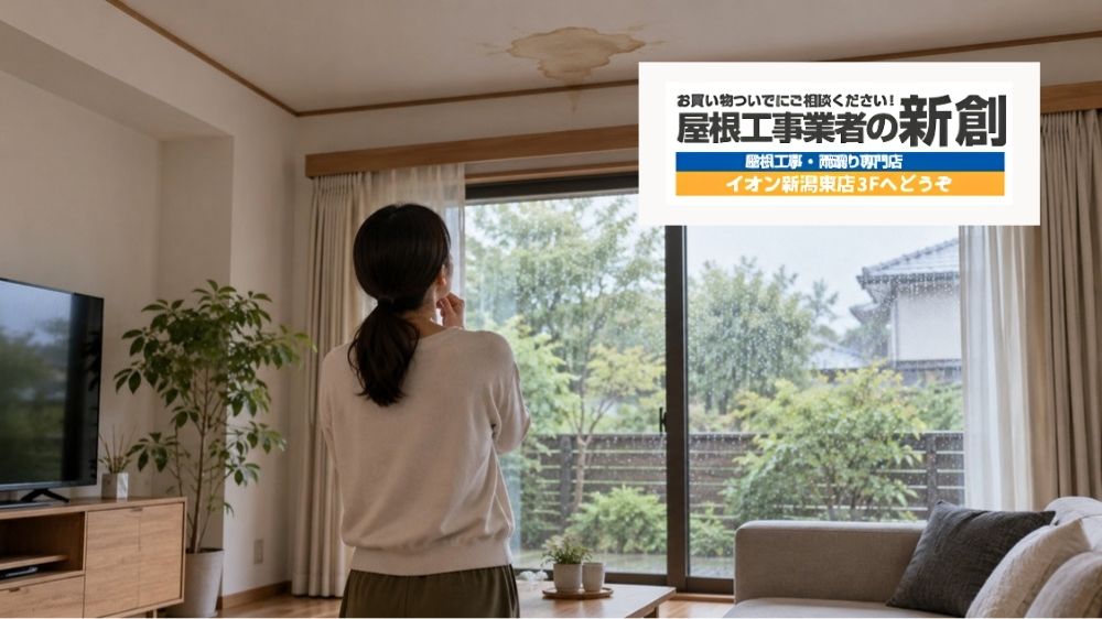 新潟市の雨漏り診断|自分で確認できる症状と専門調査が必要なケース