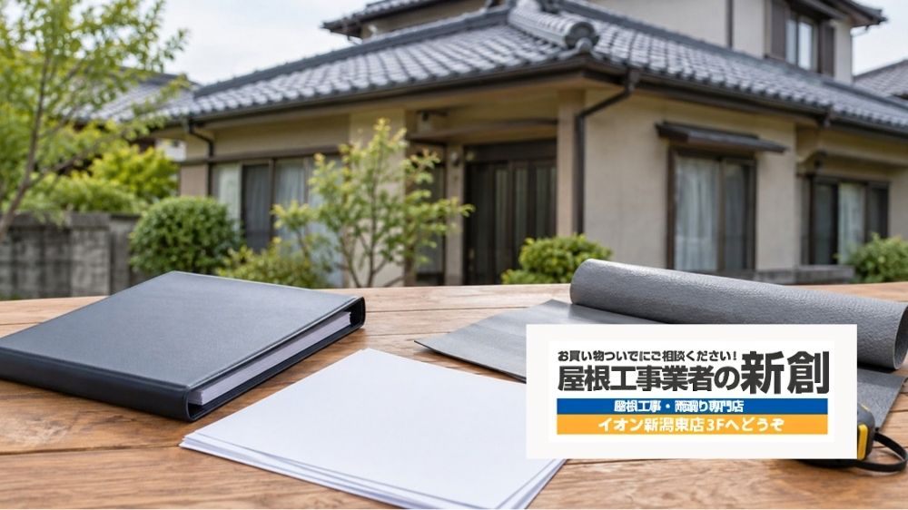 新潟市のベランダ水漏れ・防水工事は屋根工事業者の新創へ