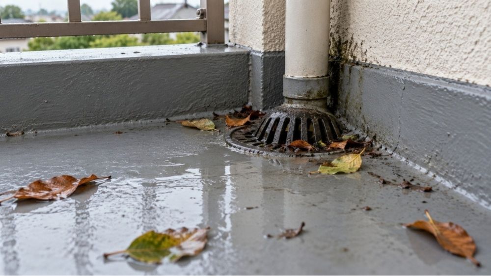 ベランダからの水漏れで確認する主な原因