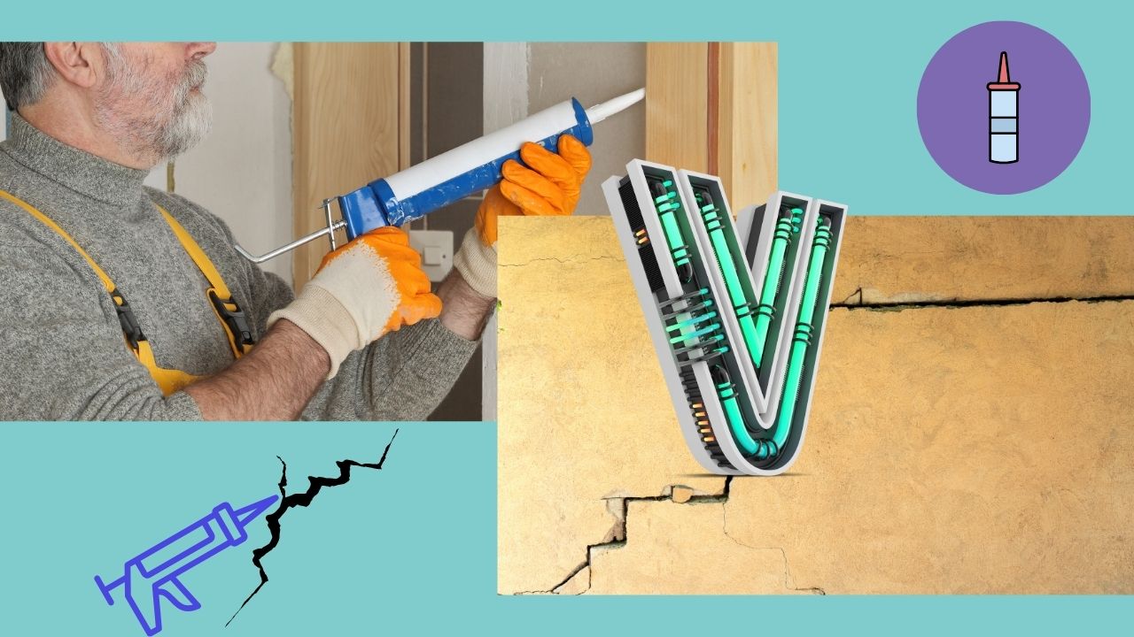 雨漏り修理でおこなわれるVカット補修とは