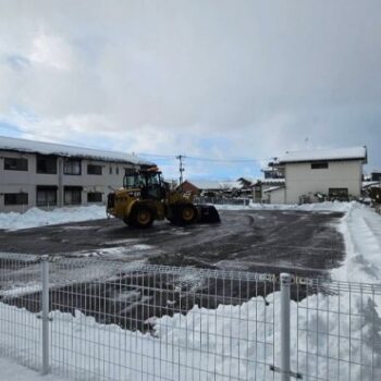 【除雪工事】新潟県新東区白銀|松崎保育園