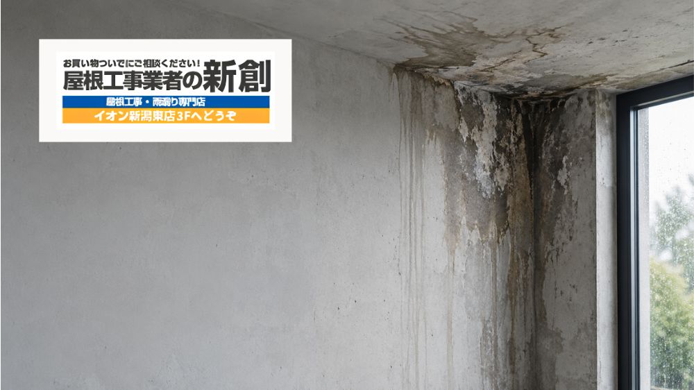 コンクリート住宅の雨漏りは危険です｜放置すると補修費用が高くなる理由
