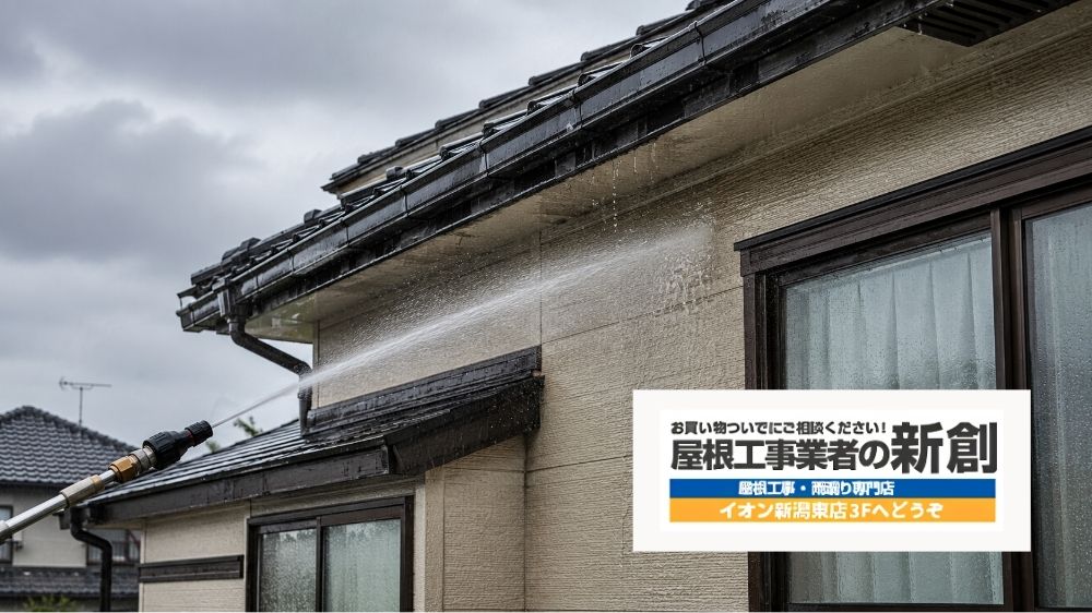 新潟市で雨漏り原因が分からないときは新創へご相談ください