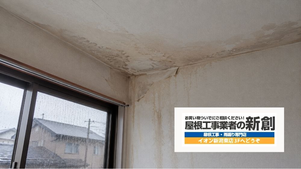 新潟市で強風雨後の雨漏りが気になる方は新創へ