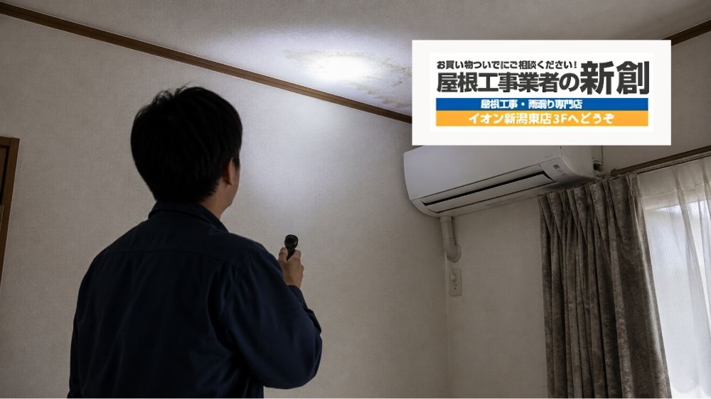 エアコン配管穴・換気口から雨漏り?壁の小さな穴ほど原因を見つけにくい理由