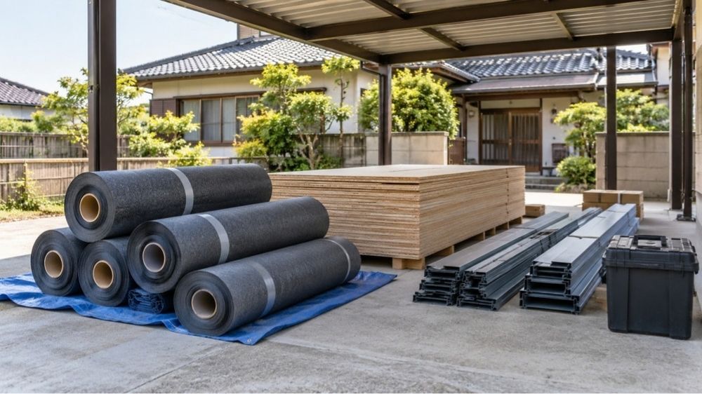 屋根修理の工期は作業日数と全体の期間を分けて見る