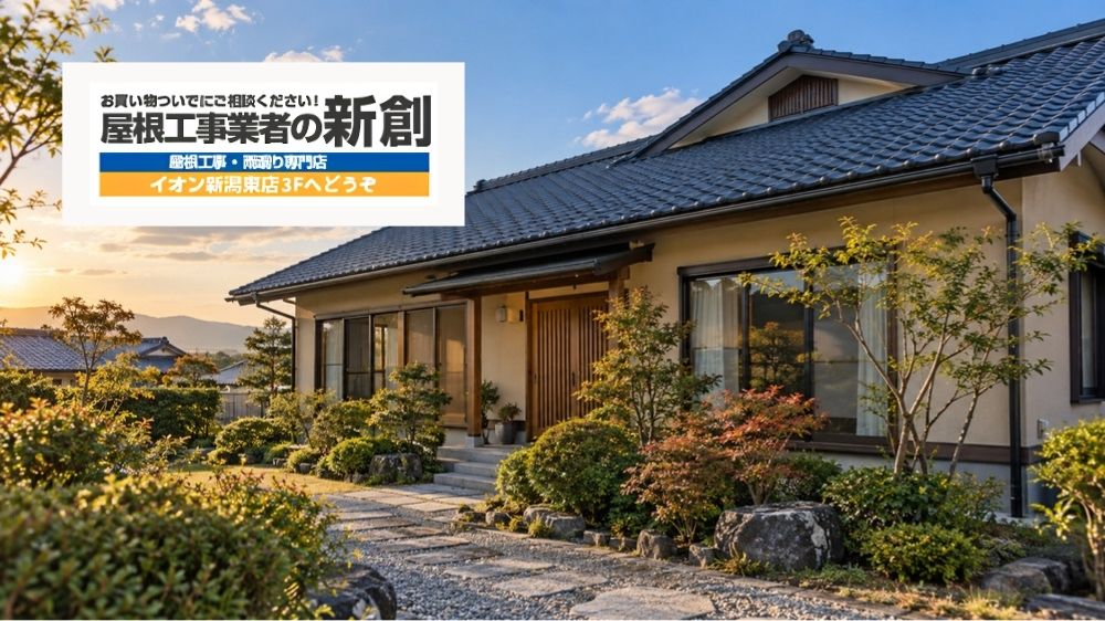 新潟市の屋根修理の工期相談は屋根工事業者の新創へ