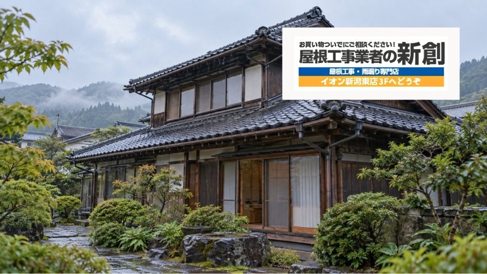新潟市の古い家で雨漏りしたら?修理前に確認したい下地・腐食・耐震性