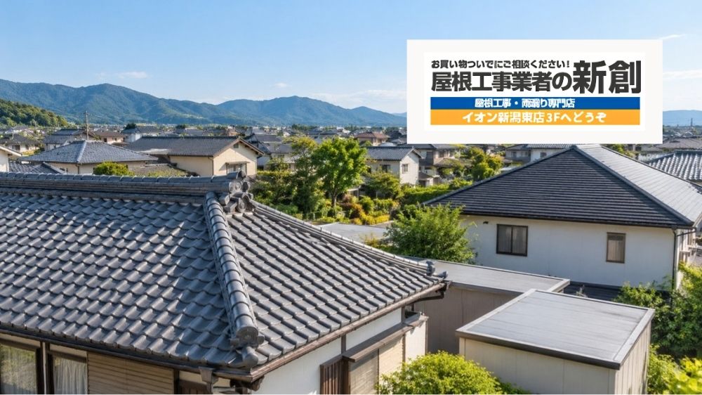 新潟市の屋根修理・雨漏り修理事例3選|症状・診断・工法・費用差を比較