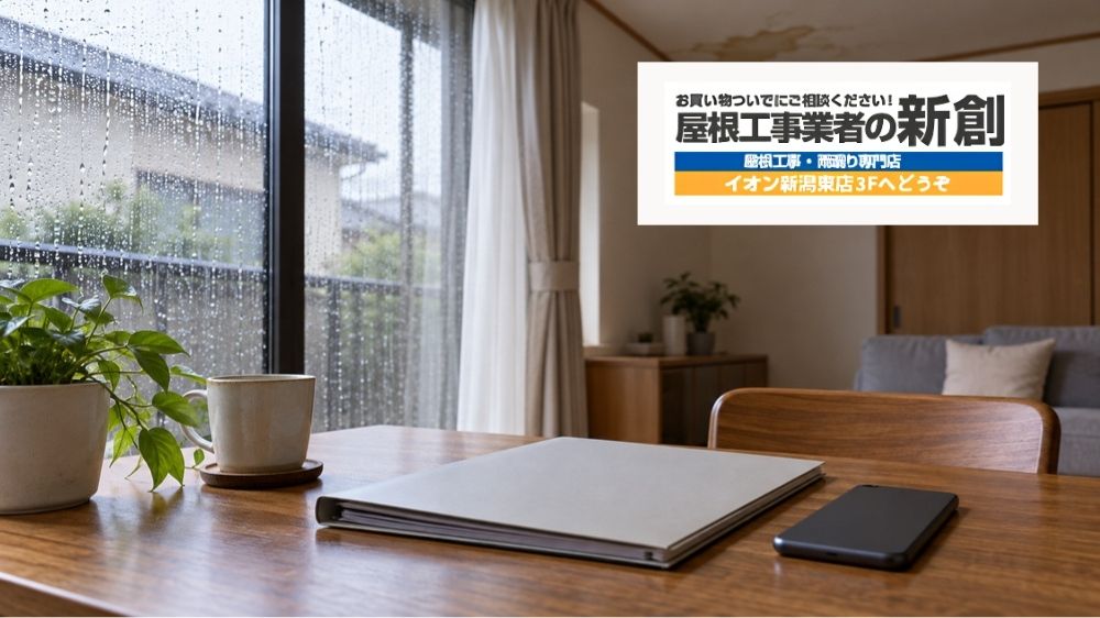 新潟市の雨漏り現地調査｜予約前に整理したい症状・資料・当日の確認事項